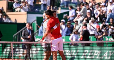 Novak Djokovic and Lorenzo Musetti