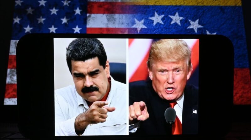 amerikanske præsident Donald Trump og Venezuelas præsident Nicolás Maduro
