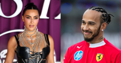 Kim Kardashian and Lewis hamilton