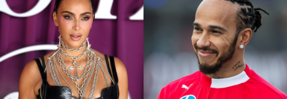 Kim Kardashian and Lewis hamilton