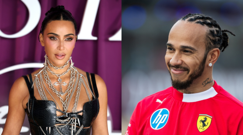 Kim Kardashian and Lewis hamilton
