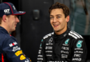 George Russel and Max Verstappen