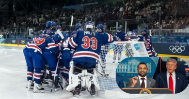Team USA Hockey, FBI Director Kash Patel and President Donald Trump