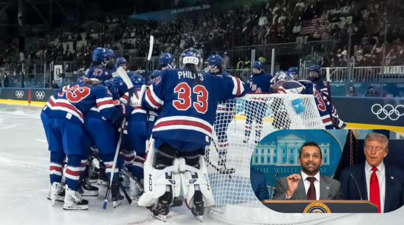 Team USA Hockey, FBI Director Kash Patel and President Donald Trump