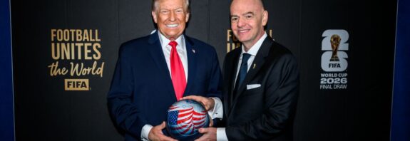 Trump, Infantino, World Cup