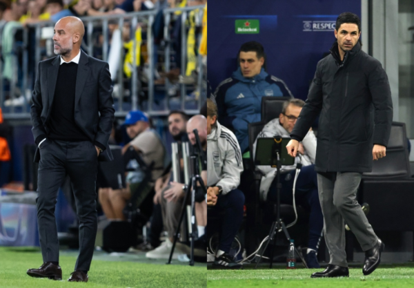 Pep Guardiola, Mikel Arteta