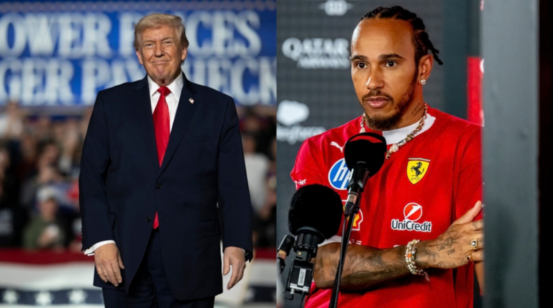 Donald Trump, Lewis Hamilton
