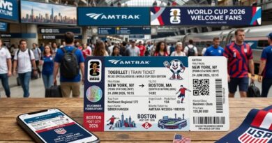 Train Ticket NY --> Boston World Cup 2026