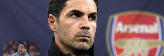 Mikel Arteta and Nicolas Jover