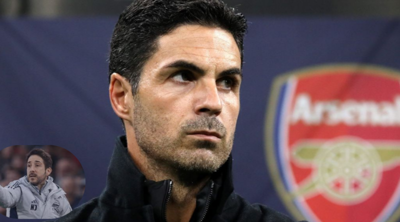 Mikel Arteta and Nicolas Jover