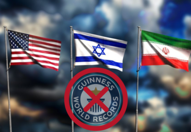 iran israel us usa united state america flag, Guinnes world record