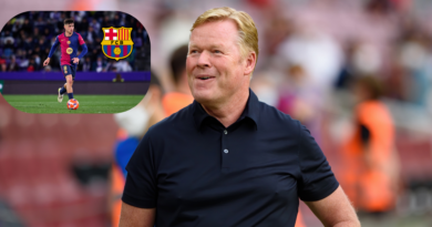 Pedri og Ronald Koeman