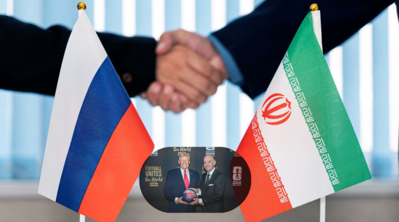 Iran and Russia, Trump, Infantino, World Cup