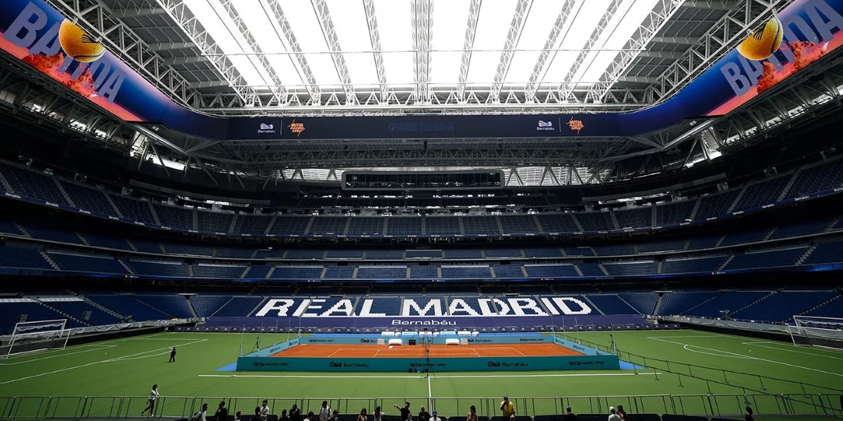 Real Madrids’ Bernabéu is turning into a Tennis stadium