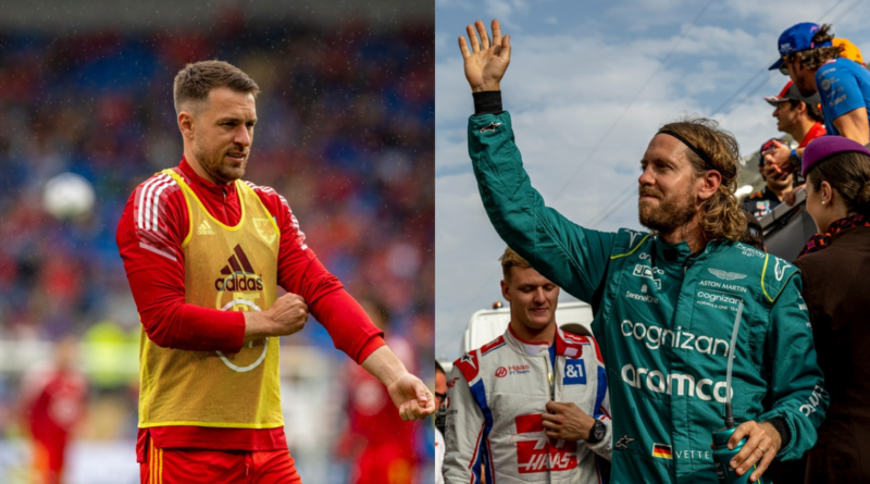 Aaron Ramsey, Sebastian Vettel