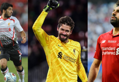 Alison Becker, Luis Suarez, Mohamed Salah