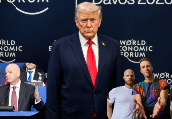 Coldplay, Trump, World Economic Summit, Infantino