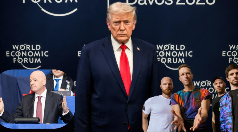 Coldplay, Trump, World Economic Summit, Infantino