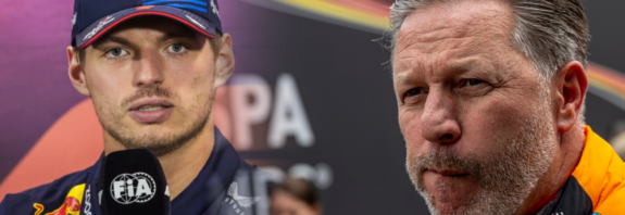 Zak Brown, Max Verstappen