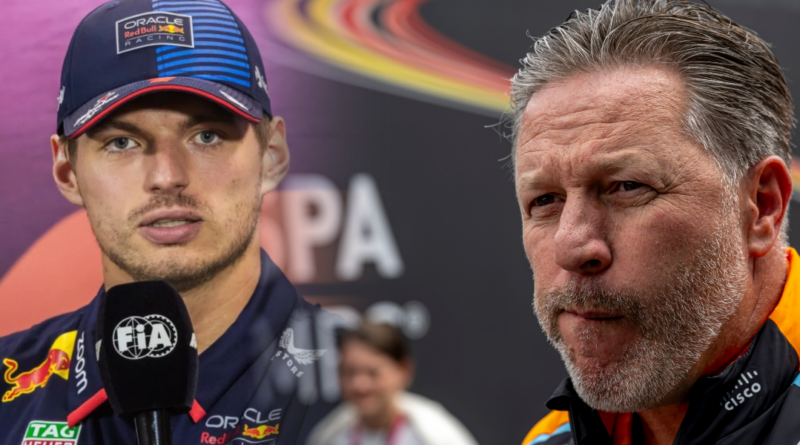 Zak Brown, Max Verstappen
