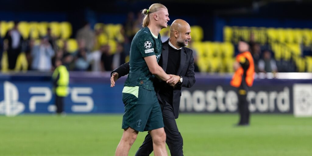 Pep Guardiola, Erling Haaland