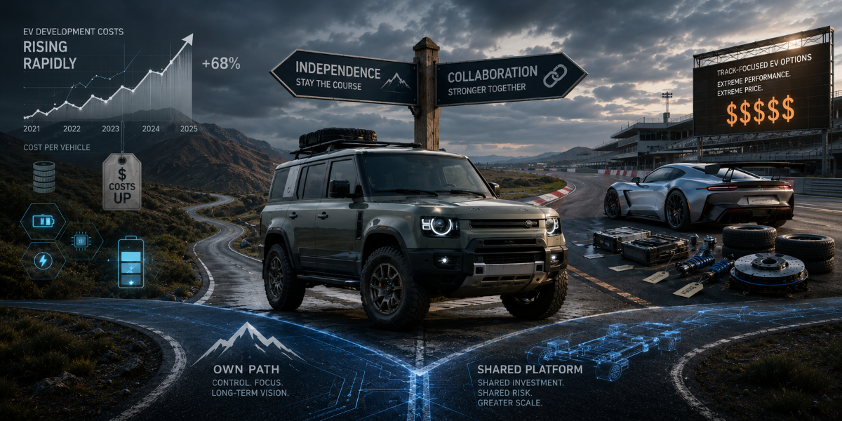 A 4×4 brand rethinks its independent path amid rising EV costs