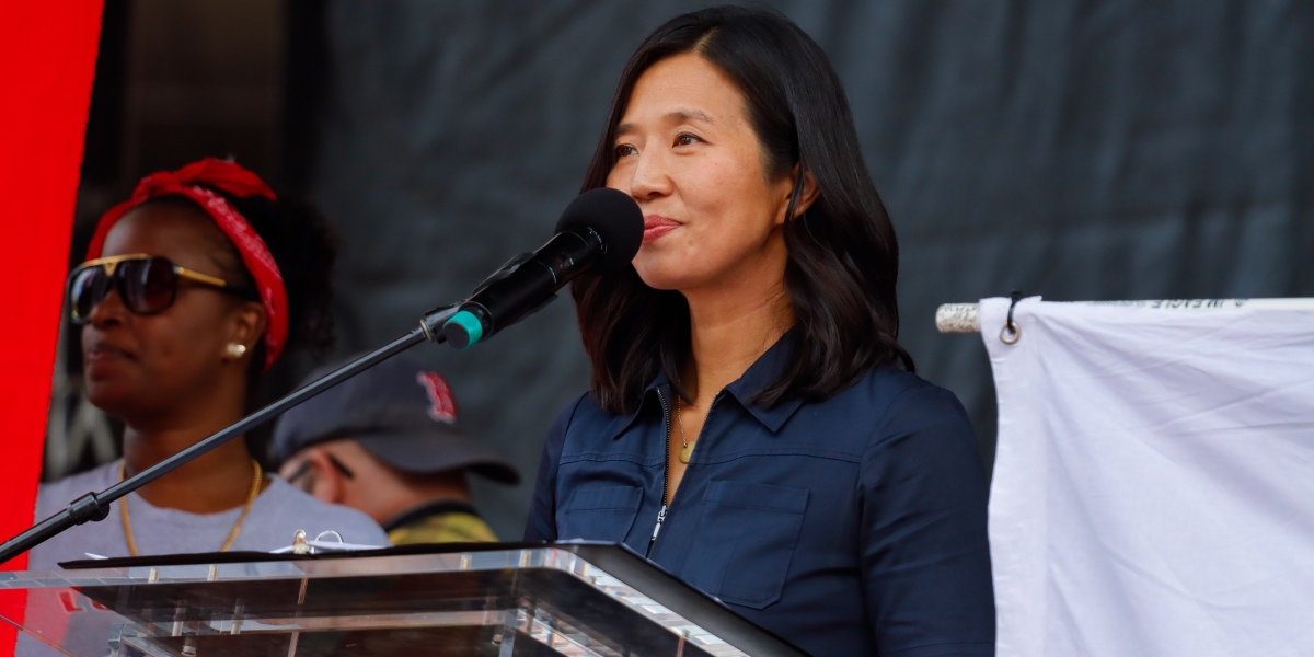 Bostons Bürgermeisterin Michelle Wu: „Boston ist derzeit eindeutig die beste Gastgeberstadt für die Weltmeisterschaft“