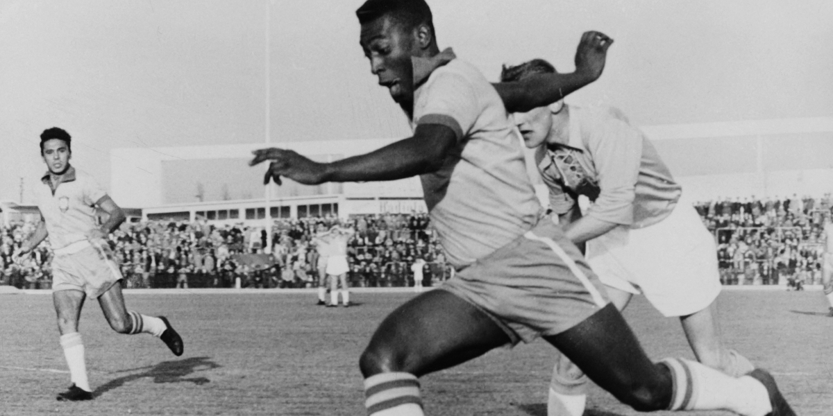 ‘Powerful testament’: Pelé’s 1958 final shirt sells for $4.9m