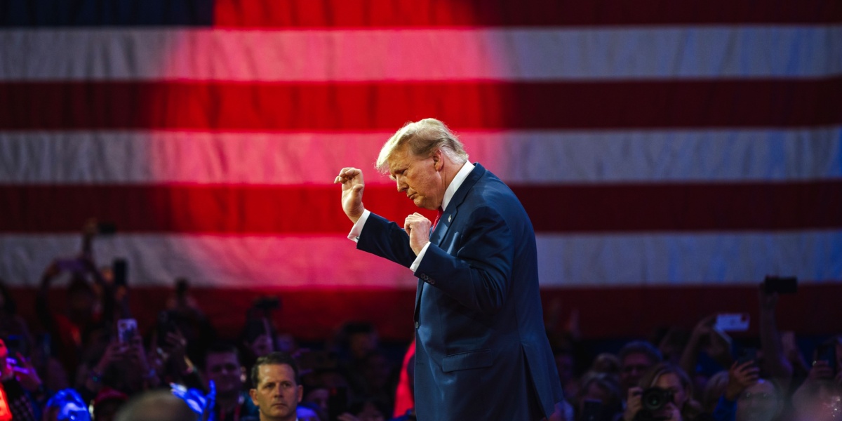Donald Trump celebrates after US Supreme Court delivers major transgender sports ruling