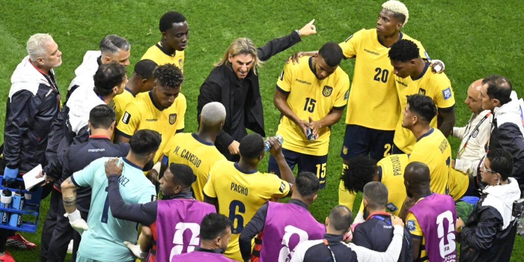 Ecuador s head coach Sebastian Beccacece