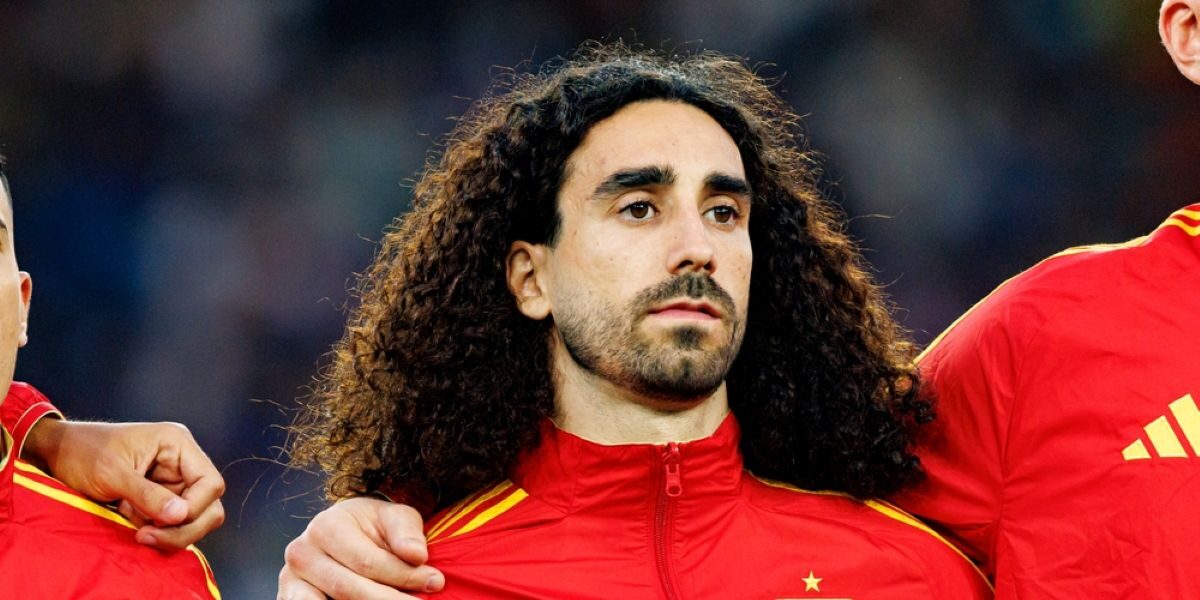 Promise kept: Cucurella has De la Fuente’s face tattooed on his elbow
