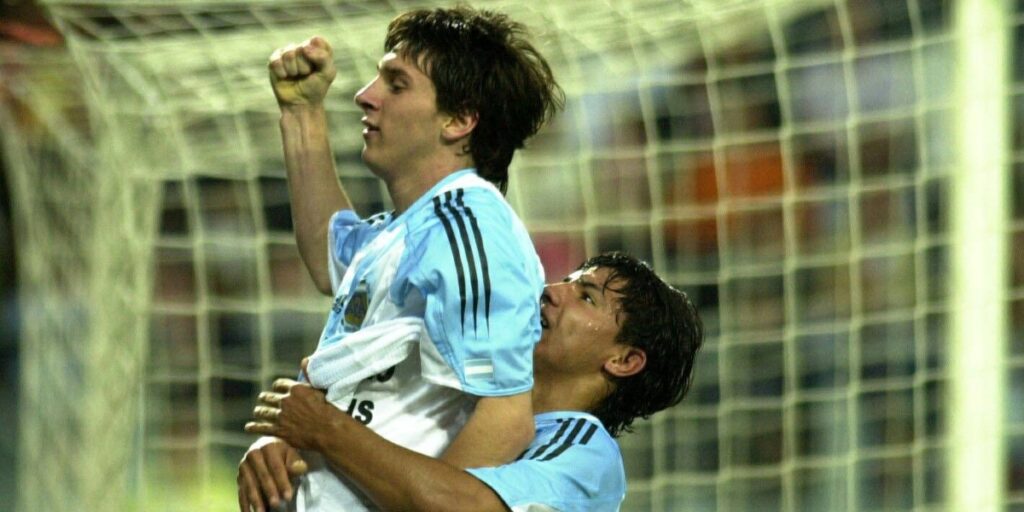 Lionel Messi und Kun Agüero