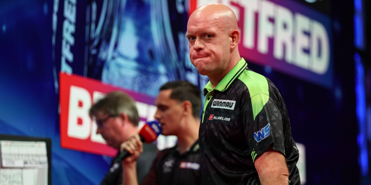 Michael van Gerwen droht ein Ranglistenrückschlag wie seit 14 Jahren nicht mehr
