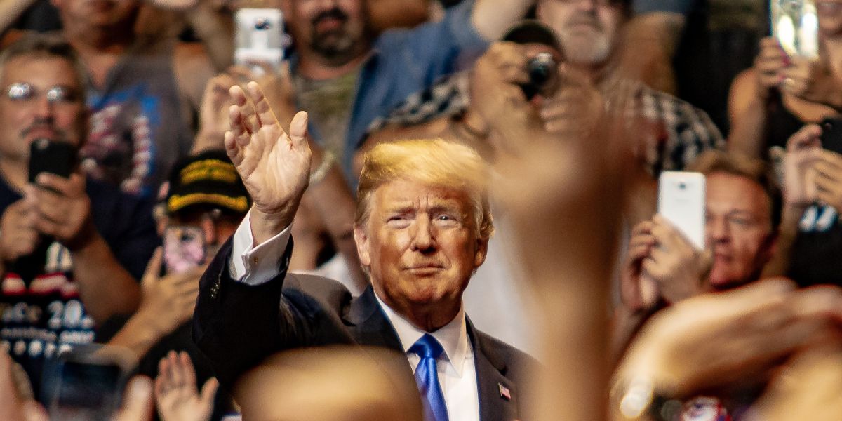 Trump insists he outdrew the NFL. The cameras kept panning past empty seats