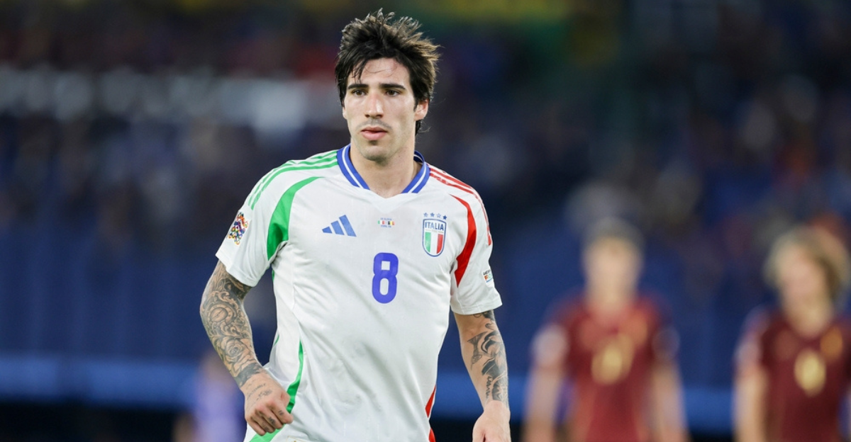 Tonali, un 5 sobre 10 mientras Italia cae en casa ante Bélgica por primera vez desde 1972