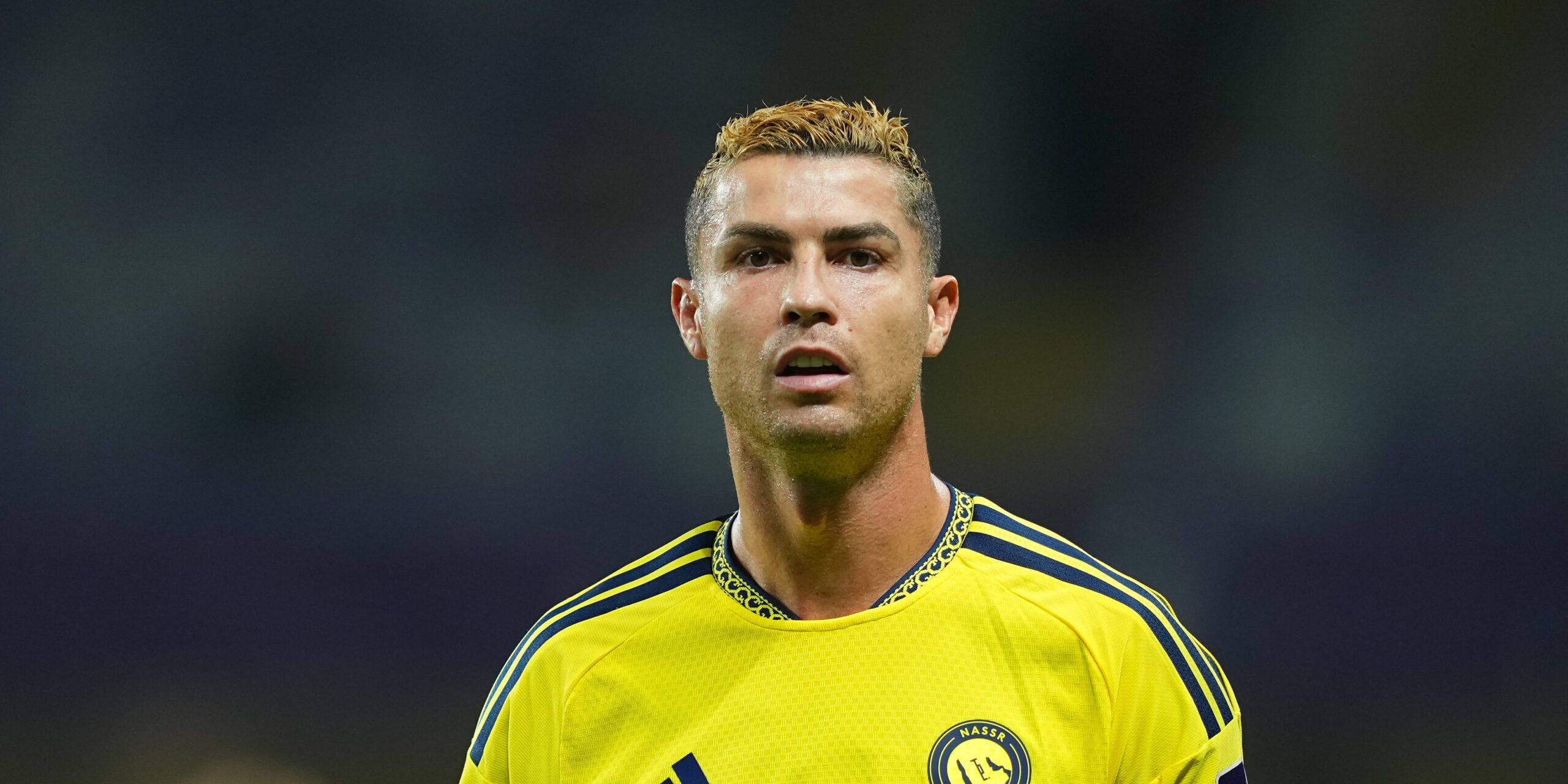 A blonde haircut, a cooling-break smile: the Ronaldo-as-Homelander joke is back at full volume