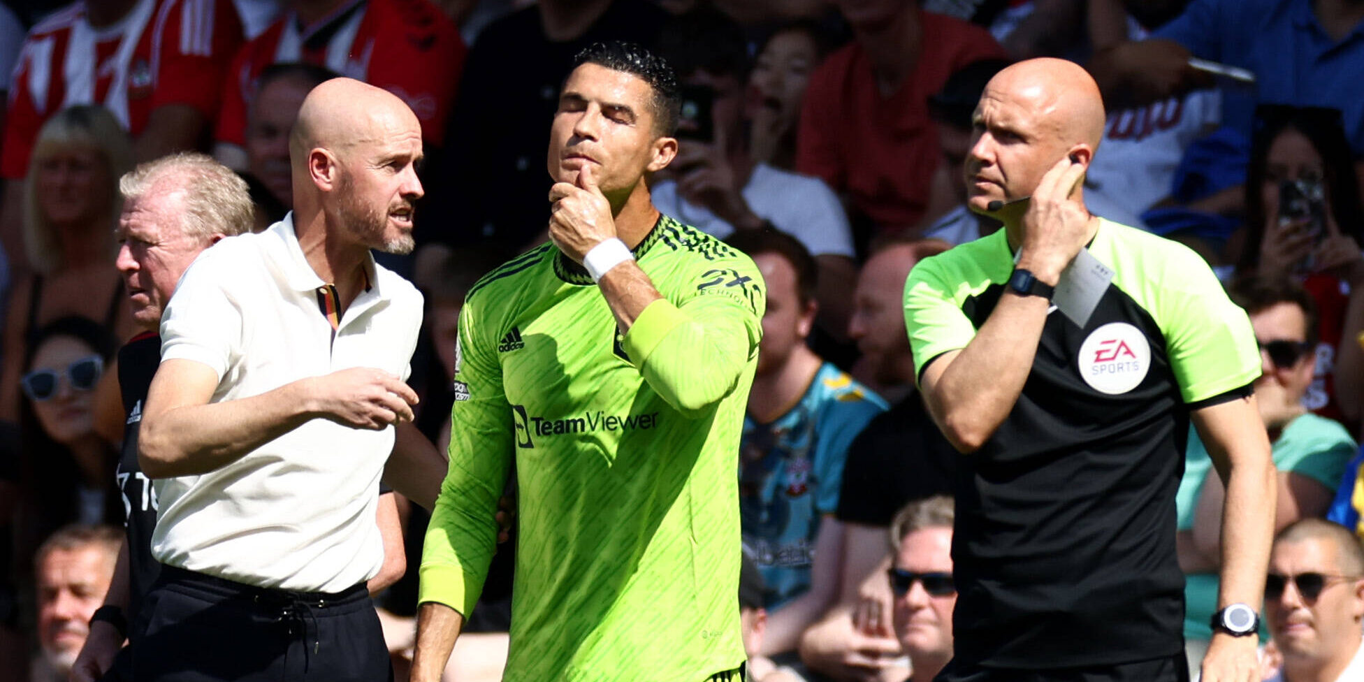 Ten Hag rompt le silence sur son conflit explosif avec Ronaldo : «Il m&rsquo;a laissé tomber et disait aux joueurs de se ménager»