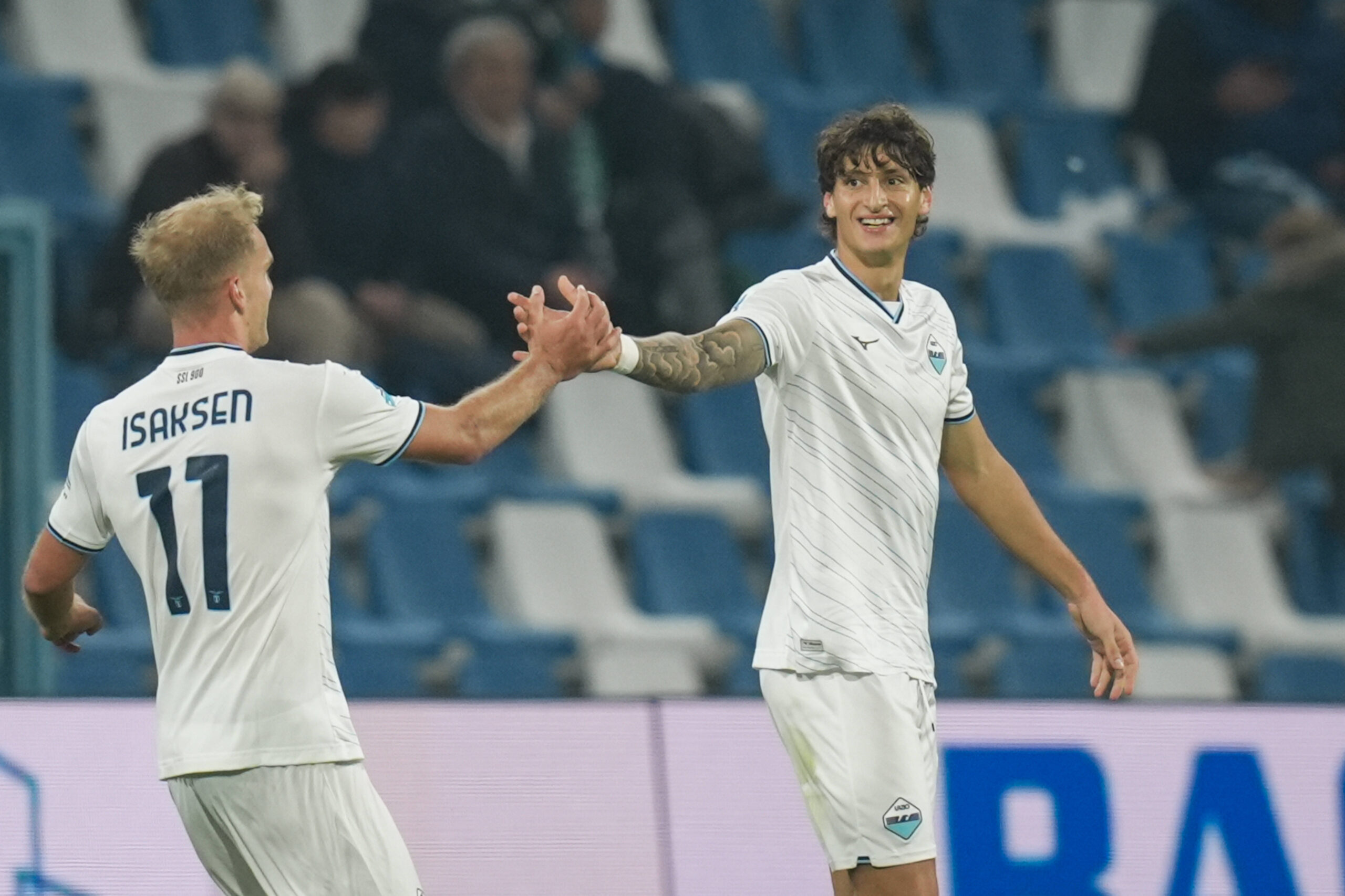 Mussolini’s great-grandson scores for Lazio – but his shirt tells a different story