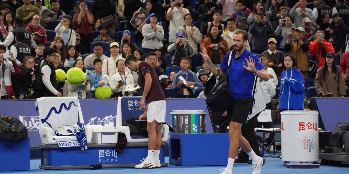 Medvedev getting double punishment for China episode