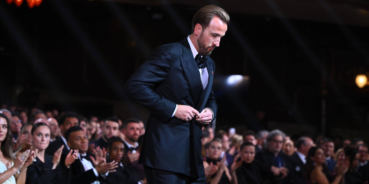 Footage reveals Harry Kane’s Ballon d’Or celebration with shots and golden bottles